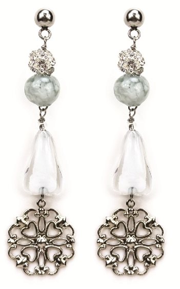 Orecchini Antica Murrina Venezia Donna Nivis in Acciaio chirurgico (316L) OL5NAI2602 - OL5NAI2602